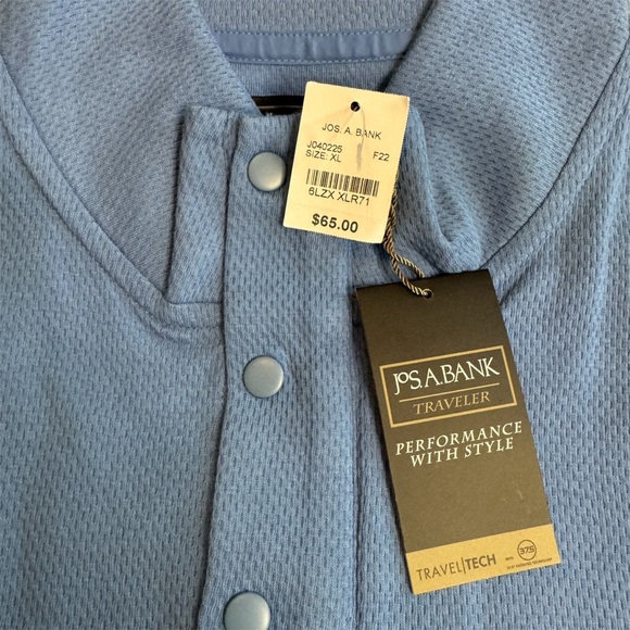 Jos A Bank Slim Fit Traveler Tech Pullover - Picture 6 of 12